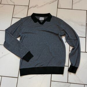 Boys Soft Collared Sweater, Hunter Green XL